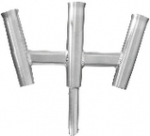 Taco F310770BSA1 3 Gunnel Mount Rod Holder 